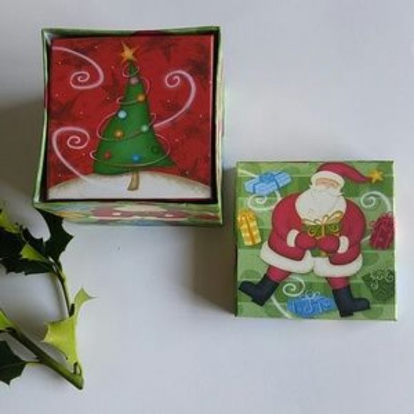 Nesting Christmas Boxes, 3 boxes - Picture 3 of 7